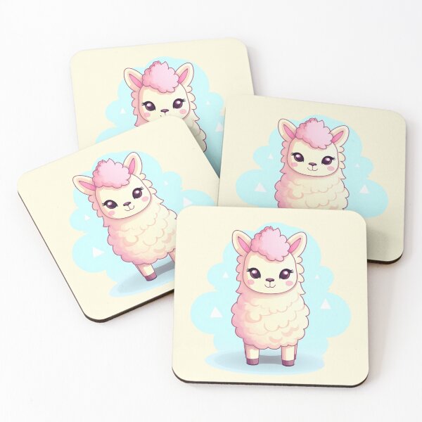 Item preview, Pastel Llama Pals: Adorable Kawaii Design designed and sold by minjagoods.