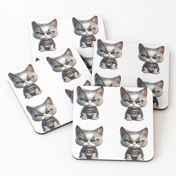 Item preview, The Domineering Cat with His Claws and Disgruntled Look" designed and sold by TodoDecoArt.