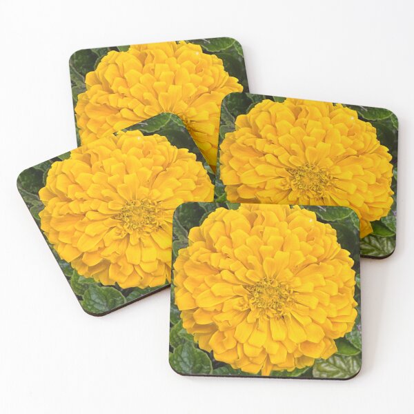 Item preview, Yellow Zinnia Flower designed and sold by Sonya Umble.