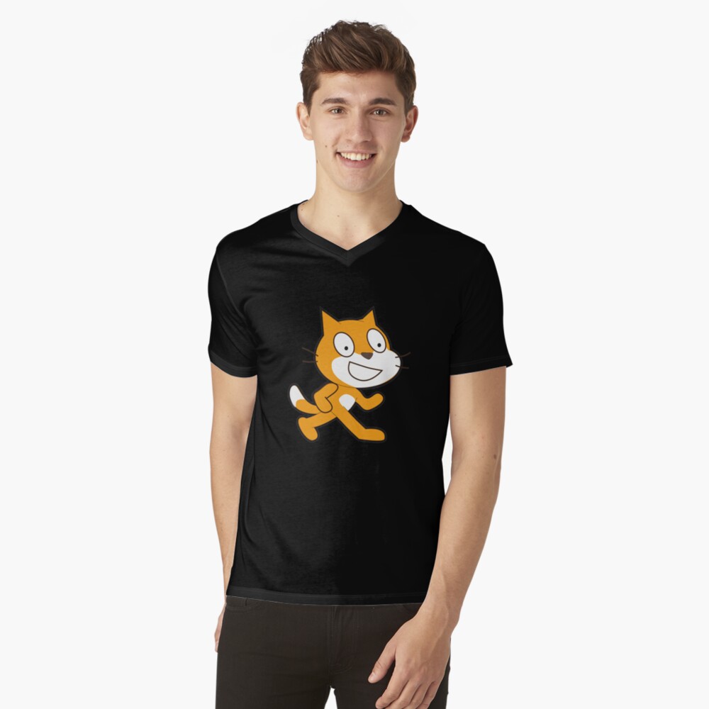 Scratch Programming Language Official Mascot Cat T-Shirt