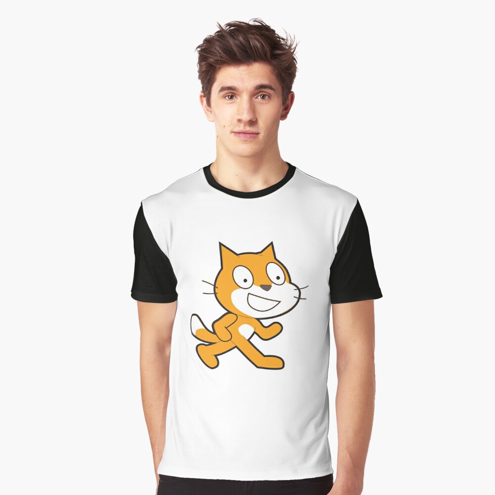 Scratch Programming Language Official Mascot Cat T-Shirt