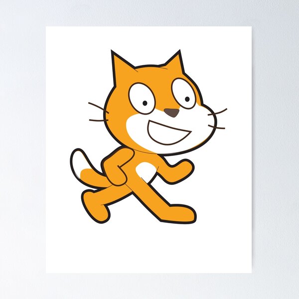 Artikel-Vorschau von Scratch Programmiersprache Offizielle Maskottchen Katze T-Shirt, designt und verkauft von Rainwater Merch.