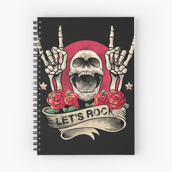 Item preview, Lets Rock Rock&Roll Skeleton Hand Vintage Retro Rock  designed and sold by JillPeterson8.