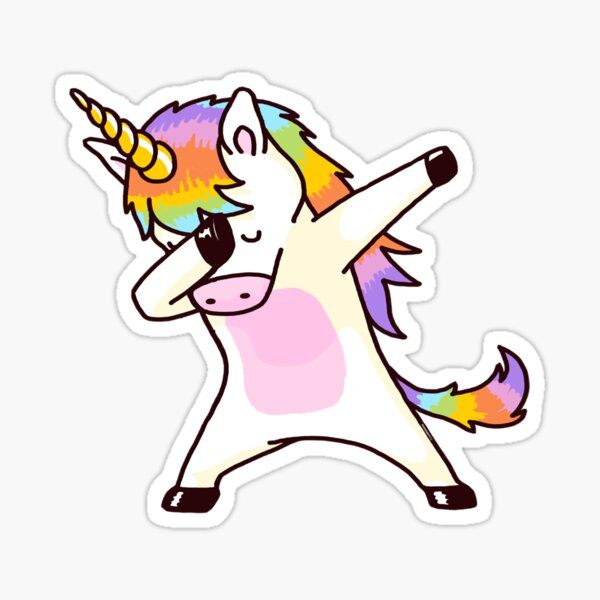 Vista previa del artículo con la obra «Unicornio Dabbing Hip Hop Dab Pose», diseñado y vendido por KyserWalsingham.