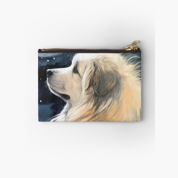 Item preview, Watercolor Great Pyrenees Gazing at The Moon & Stars designed and sold by Appyrances.