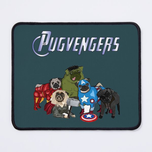 Artikelvorschau, Mops-Team Pugvengers entworfen und verkauft von KyserWalsingham.
