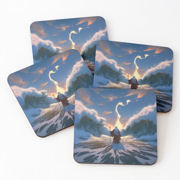 Item preview, Moses splits the sea in two designed and sold by Teksha-art.