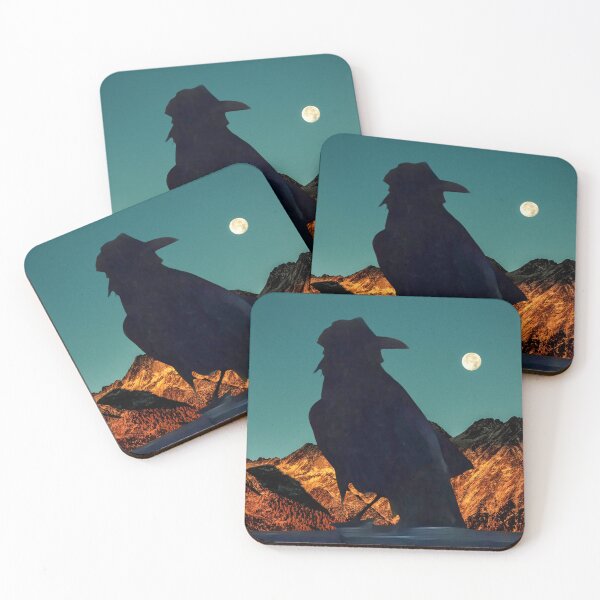 Item preview, Raven Silhouette at Day’s End designed and sold by oh-bi-me.