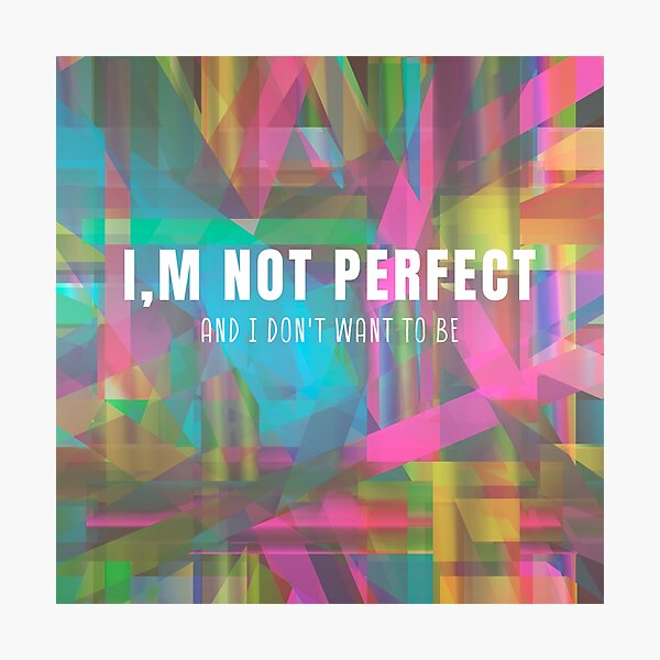 Item preview, I am not perfect designed and sold by studio468.