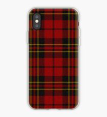 red Tartan Plaid iPhone Case
