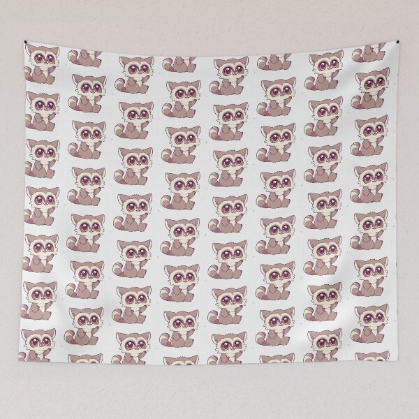Item preview, Cute Adorable Kawaii Lemur designed and sold by MoriStory.
