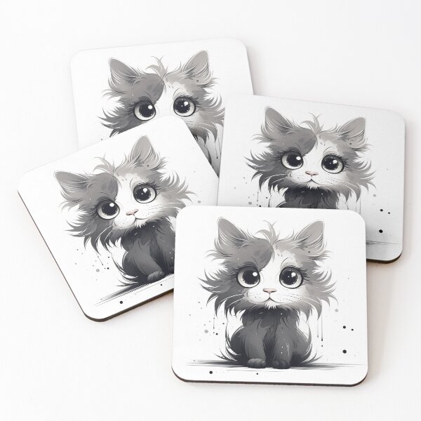 Item preview, Cute cat line art designed and sold by Eric Murta Line Art.