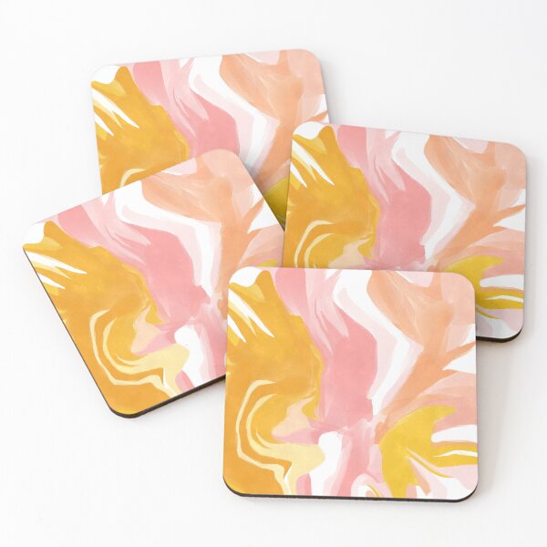 Item preview, Tangerine Sunrise Watercolor Abstract designed and sold by slimbirdy.