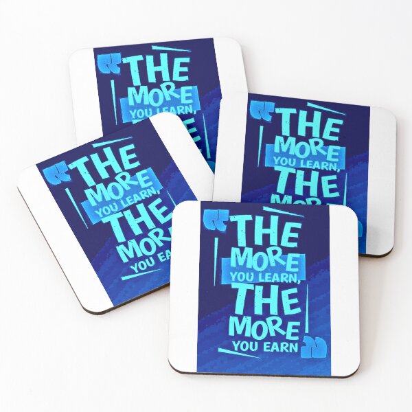 Item preview, the more you learn, the more you earn designed and sold by Vasa23.
