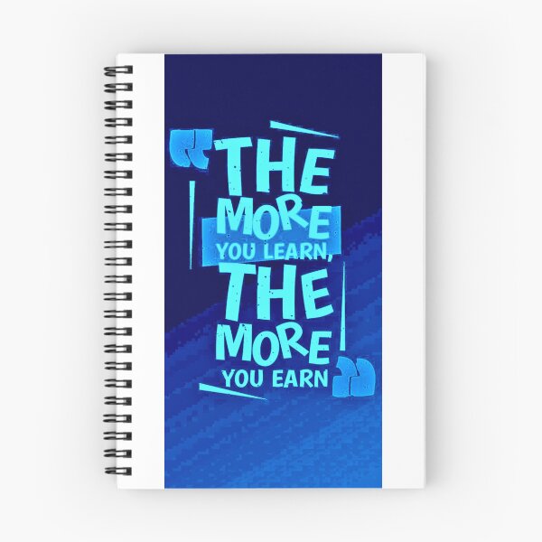 Item preview, the more you learn, the more you earn designed and sold by Vasa23.