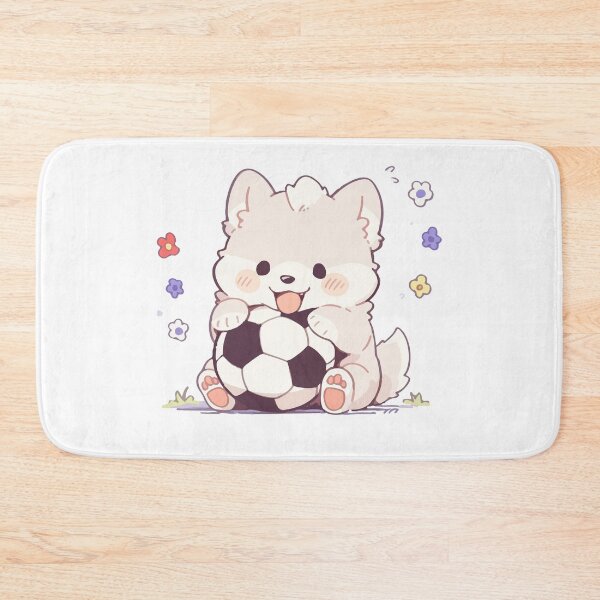 Item preview, cute soccer dog designed and sold by MarcGugDesigns.