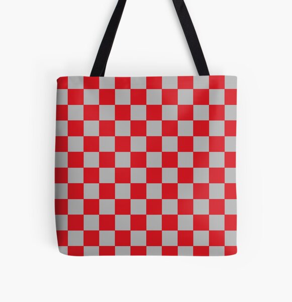 Checkered Pastel Blue and White Tote Bag for Sale by lornakay