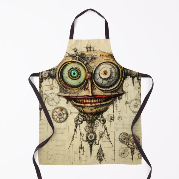 Item preview, Steampunk Drawing Ancient Manuscript designed and sold by BrandonArtWorld.
