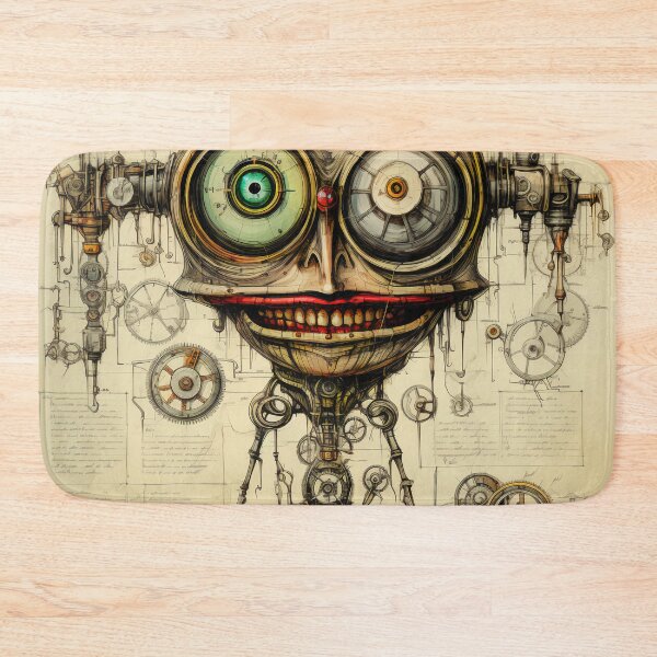 Item preview, Steampunk Drawing Ancient Manuscript designed and sold by BrandonArtWorld.