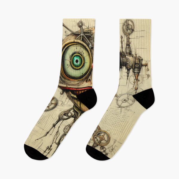 Item preview, Steampunk Drawing Ancient Manuscript designed and sold by BrandonArtWorld.