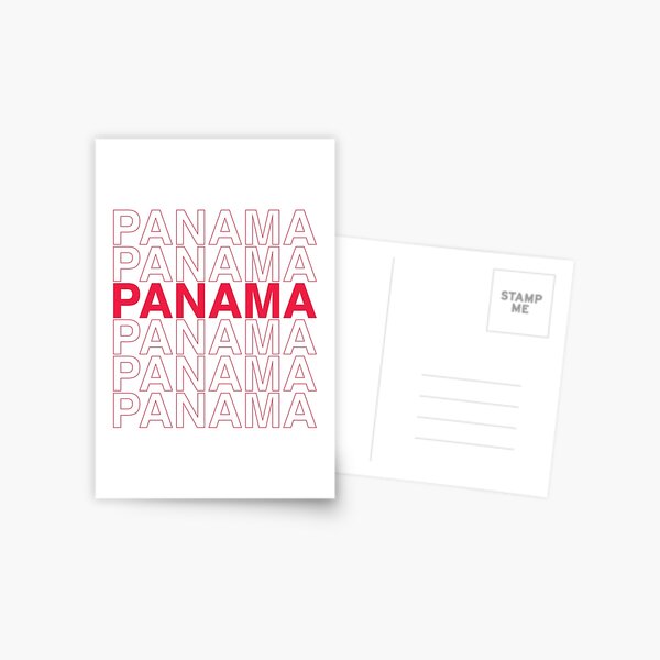 Item preview, Panama Red Letters designed and sold by DesignPMG.