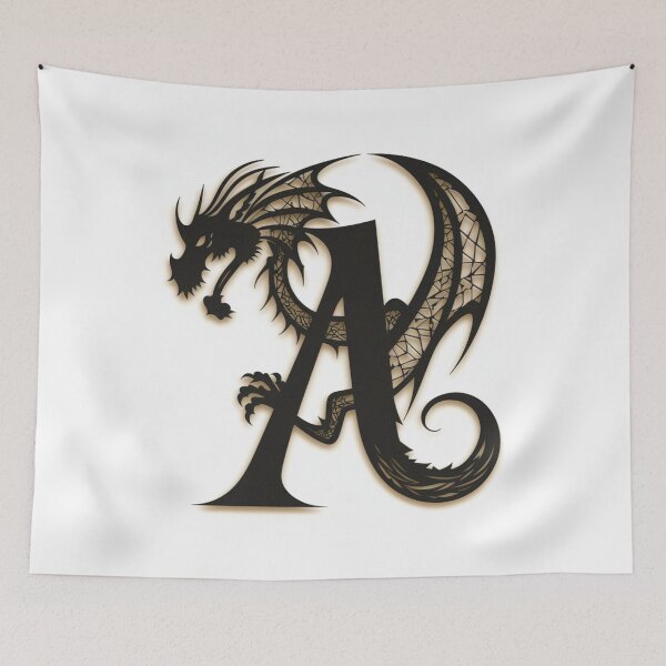 Item preview, Almighty Ascendant: Awe-Inspiring Dragon 'A' Design designed and sold by NestaStore.