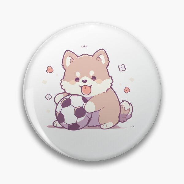 Item preview, cute soccer dog designed and sold by MarcGugDesigns.