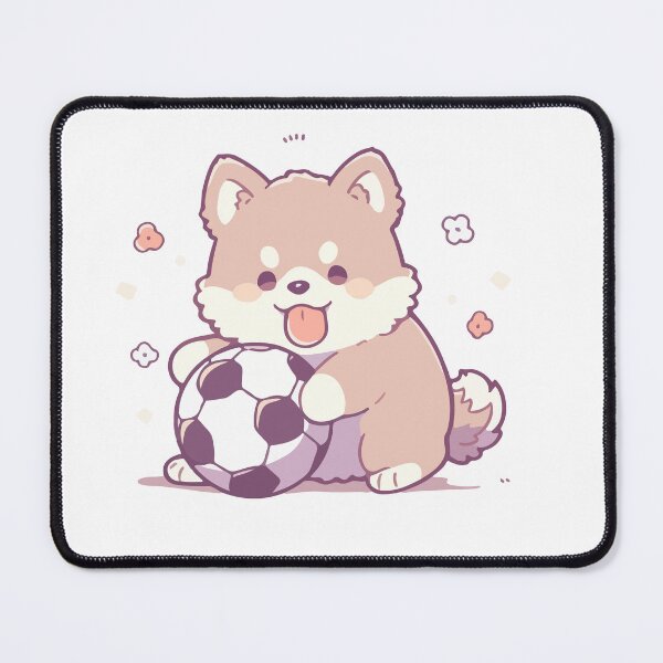 Item preview, cute soccer dog designed and sold by MarcGugDesigns.