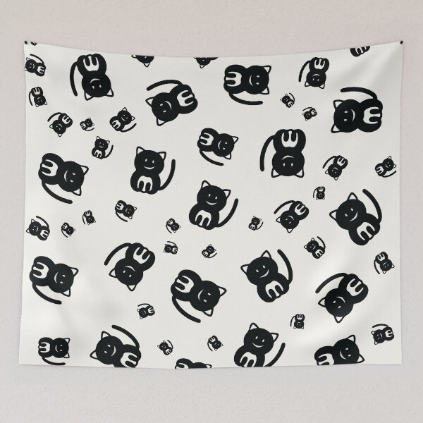 Item preview, Black cats  designed and sold by stickersmegafun.