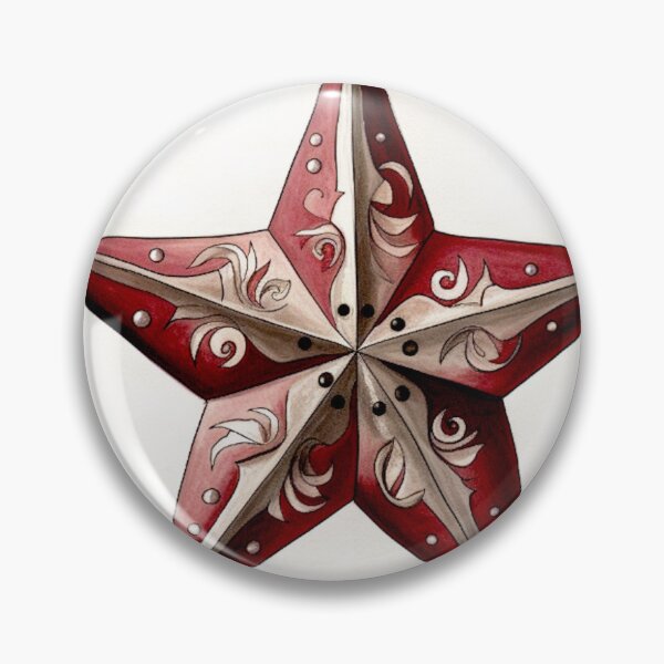 Item preview, Star Design Burgundy, blush, ivory, silver, gray designed and sold by Highlandkings.