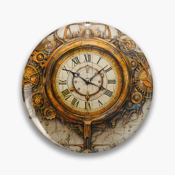Item preview, Steampunk Drawing Ancient Manuscript designed and sold by BrandonArtWorld.