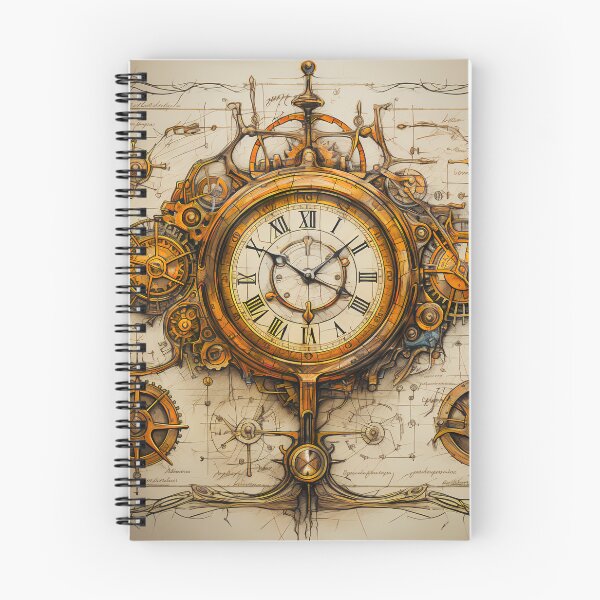 Item preview, Steampunk Drawing Ancient Manuscript designed and sold by BrandonArtWorld.