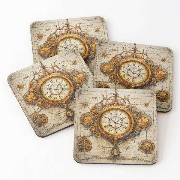 Item preview, Steampunk Drawing Ancient Manuscript designed and sold by BrandonArtWorld.