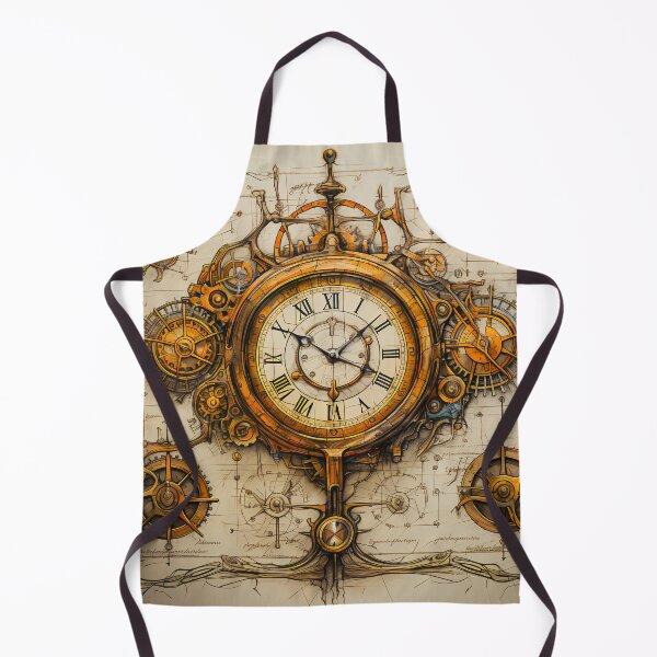 Item preview, Steampunk Drawing Ancient Manuscript designed and sold by BrandonArtWorld.