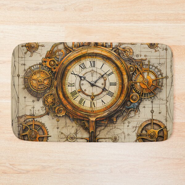 Item preview, Steampunk Drawing Ancient Manuscript designed and sold by BrandonArtWorld.
