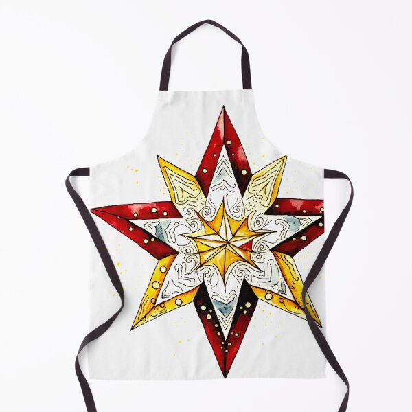 Item preview, Star Design Burgundy, gold, white, gray, black designed and sold by Highlandkings.