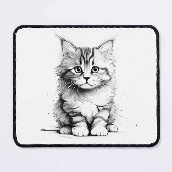 Item preview, Cute cat line art designed and sold by Eric Murta Line Art.