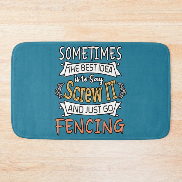 Item preview, fencing Gift quote, Funny Gift Shirt, Hicking lover, The best idea is to screw it and just go fencin designed and sold by ValoriePoston.