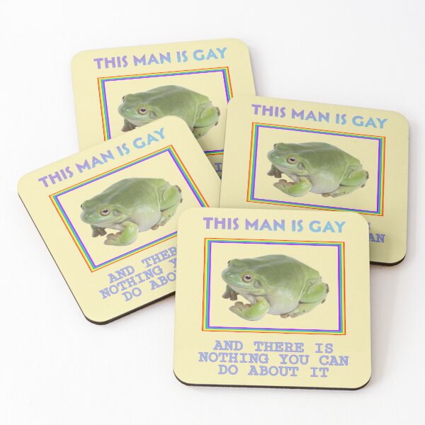 Item preview, THIS FROG IS GAY designed and sold by Circus Veins.