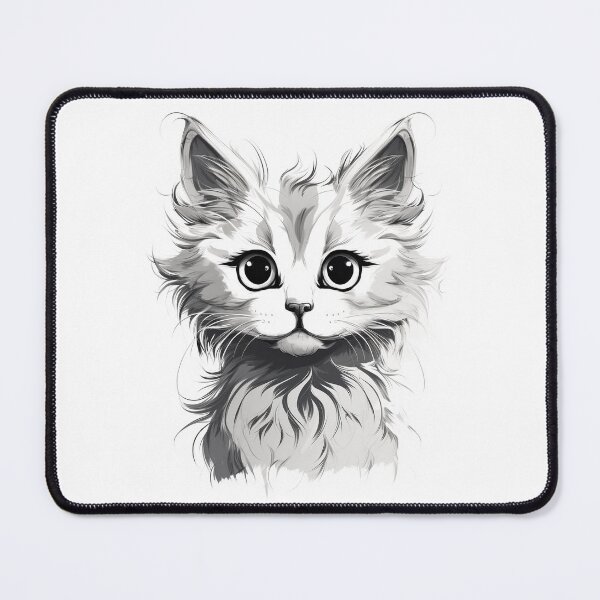 Item preview, Cute cat line art designed and sold by Eric Murta Line Art.