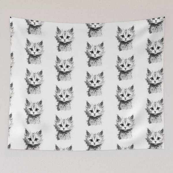 Item preview, Cute cat line art designed and sold by Eric Murta Line Art.