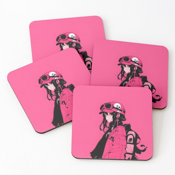 Item preview, Manga Pink Anime Girl in Shonen Japanese Aesthetic designed and sold by RibbitFans101.