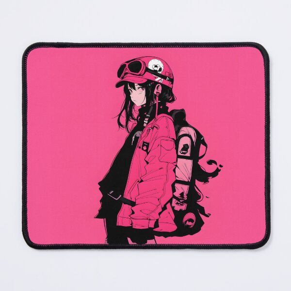 Item preview, Manga Pink Anime Girl in Shonen Japanese Aesthetic designed and sold by RibbitFans101.