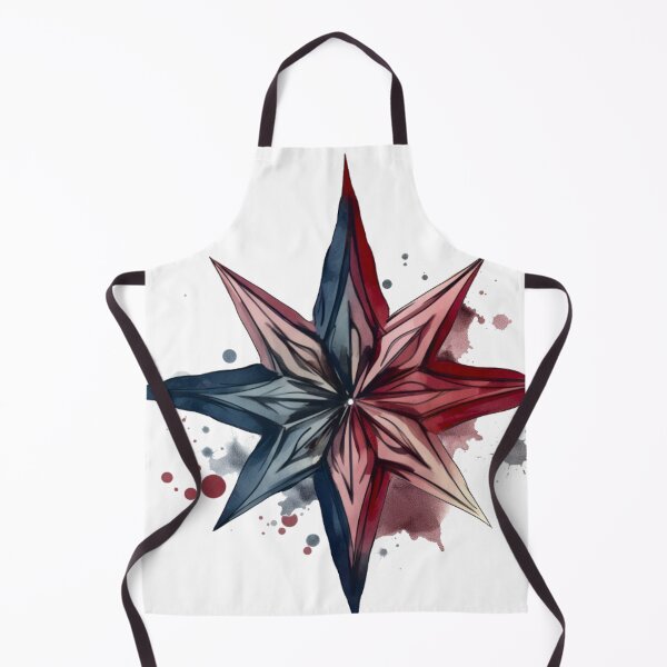 Item preview, Star Design Burgundy, navy, gray, white, black designed and sold by Highlandkings.