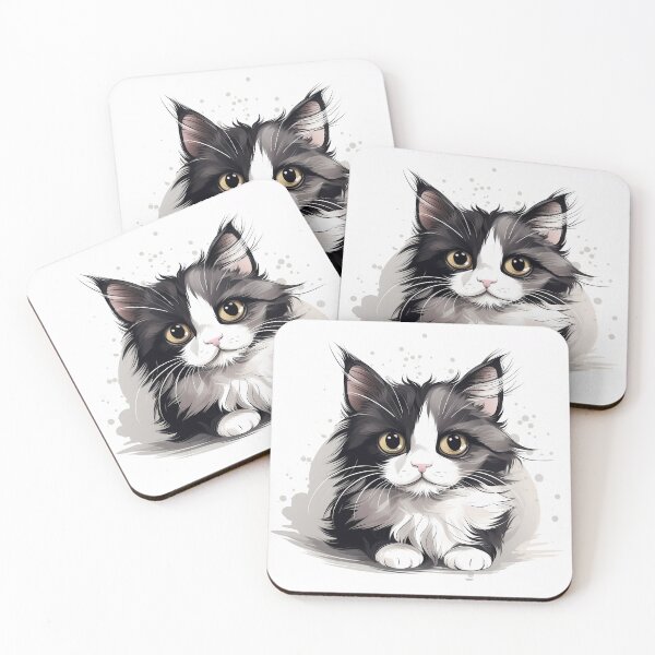 Item preview, Cute cat line art designed and sold by Eric Murta Line Art.