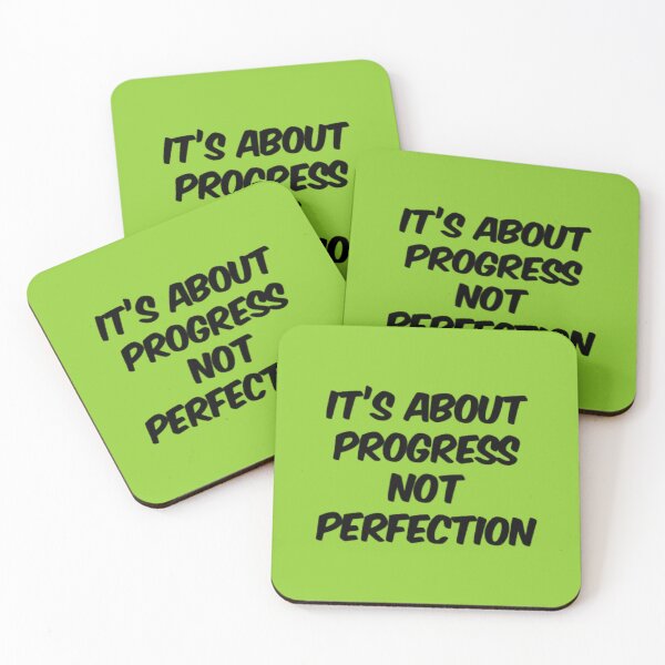 Item preview, It_s About Progress Not Perfection designed and sold by jechso.