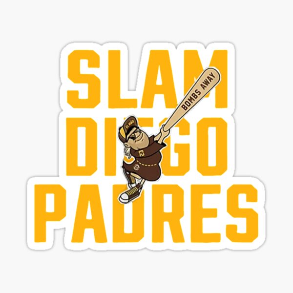 SAN DIEGO PADRES SLAM DIEGO BUMPER VINYL STICKER machado tatis grisham  jersey