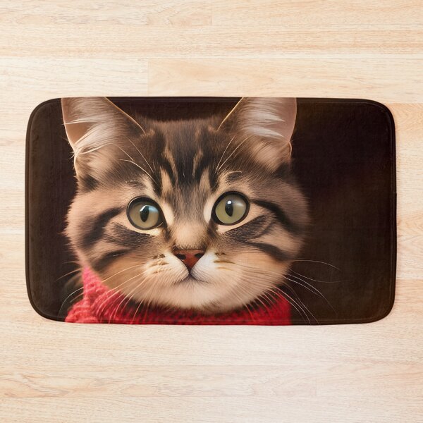 Item preview, Cat with Scarf - Modern Digital Art designed and sold by Ai-michiart.