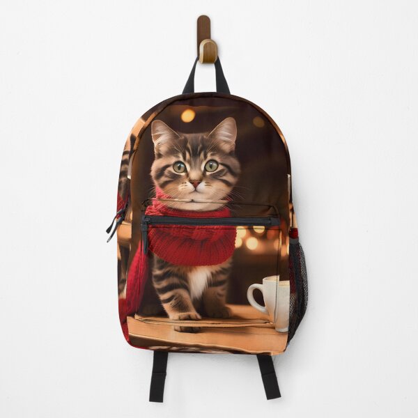 Item preview, Cat with Scarf - Modern Digital Art designed and sold by Ai-michiart.