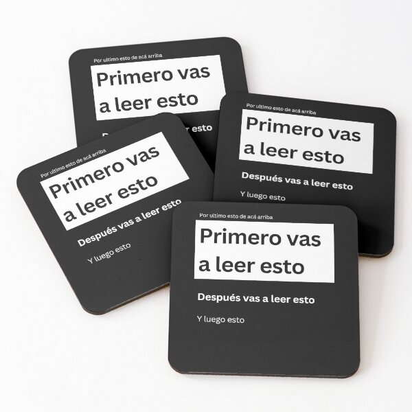 Item preview, Primero Vas a Leer Esto Meme Después Vas a Leer Esto Y Luego Esto Meme in Spanish designed and sold by Brasilia.